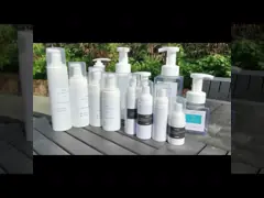 Бутылки насоса шампуня нажима лосьона ЛЮБИМЦА тонкого угольника 200ml video