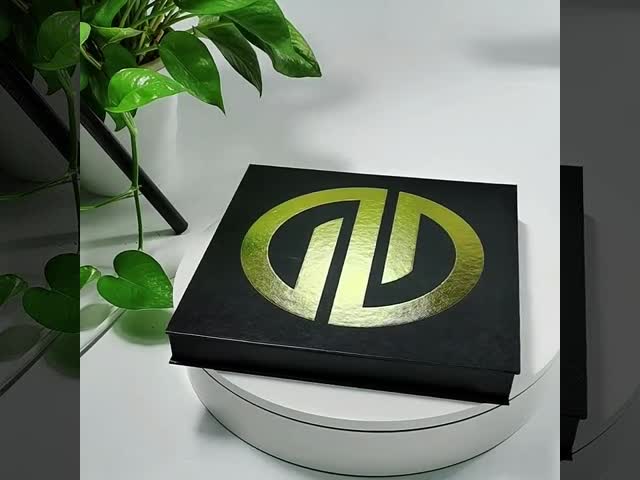 Colored Cardboard Paper Empty Black 1500gsm Gift Box Packaging