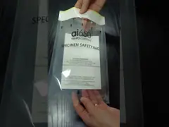 Medical Grade LDPE Medicine 95kpa Specimen Bag Waterproof