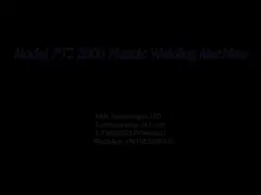 Частота 15KHz 3200W сварочного аппарата цифров ультразвуковая автоматическая настраивая video