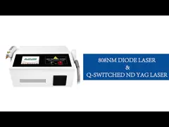 Q Switched ND Yag laser 808nm ديود متعدد الوظائف آلة تجميل