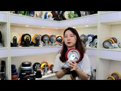 PU 350kg Capacity 6 Inch Heavy Duty Caster Wheels For Industrial