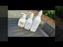 пластиковый насос шампуня 350ml разливает по бутылкам для сливк тела лосьона video