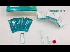 Набор теста устной слюны мокроты образца быстрый для пользы одиночного пакета антигена Covid-19 2019-NCoV домашней video