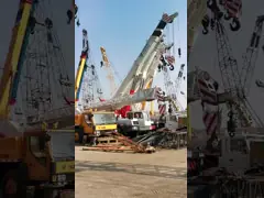 Ширина крана 2200rpm 2550mm тележки XCMG 25T 4 используемая рукой video