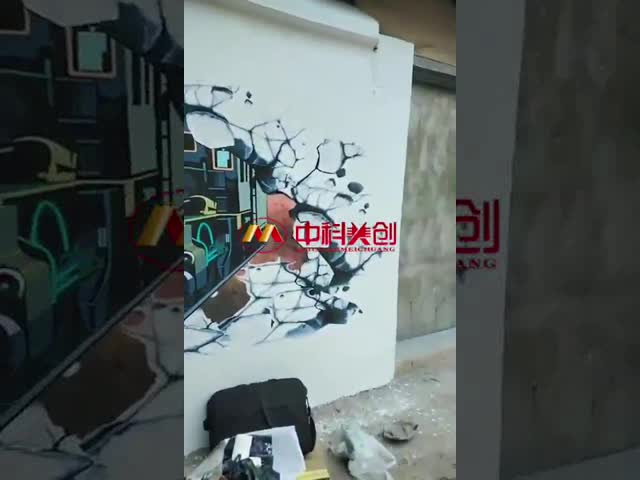 2880 Dpiの縦の壁プリンター自動ブランクは二方向の絵画をとばす