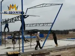 Полуфабрикат светлые дома набора железного каркаса video