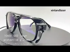 защитные стекла глаза лазера CHP 10600nm для предохранения от лазера СО2 video