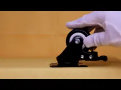 40mm светлые рицинусы обязанности устанавливают черный PVC поворачивают на шарнирах продетые нитку рицинусы стержня video