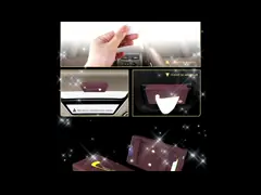 Держатель ткани PU держателя ткани забрала Солнца кожаный для сумки хранения салфетки с мешком для мусора пальто дождя салфетки video