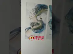 Vertical 3D Digital Wall Printing Machine 1.8M 2.0M 2.7M Height Print Dimension