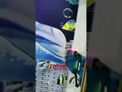 Водная высота печатания машины 2m струйного принтера стены чернил 3D video