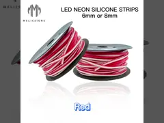 Цвести СИД растет световой луч ширины прокладки 10mm СИД светов неоновый гибкий video