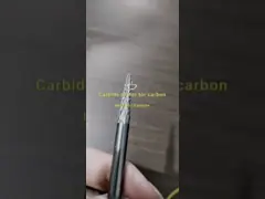 Торцевые фрезы карбида для волокна углерода, филируя резца для композиционных материалов, космических торцевых фрез video