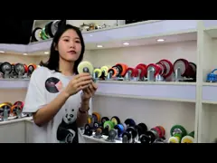 3 Inch 4 Inch Swivel Plastic Caster Wheels White Color Trolley Wheels With Brakes video