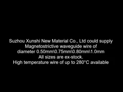 Magnetostrictive Waveguide Wire 0.80mm Temperature 280°C
