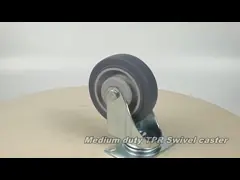 Спутывания Pvc плиты колеса 5 дюймов поставщики Китай рицинусов обязанности твердого верхнего анти- средние video