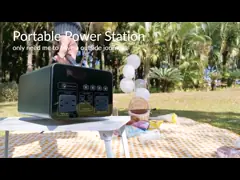 На открытом воздухе располагаясь лагерем станция банка силы батареи лития 700W 220V 110V портативная video