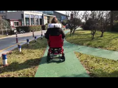 Свет горячей продажи алюминиевый и складная кресло-коляска батареи лития подвижности силы электрическая video