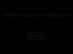 Автомата для резки еды пищевой промышленности система ультразвукового ультразвуковая video