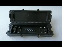 По горизонтали тип 12 закрытие оптического волокна для на открытом воздухе воздушного повешенное/установленное стена video