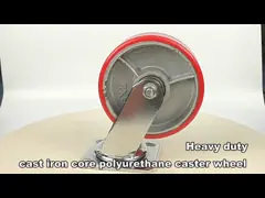 4 дюйма 5 дюймов 6 дюймов рицинус полиуретана утюга 8 дюймов катит сверхмощное video