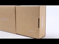 Kraft гофрировал коробки картона толщиной 1.25mm грузя упаковывая video