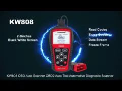 Легкая польза может определения дисплея ДТК читателя кода инструмента Кв808 блока развертки автомобиля Обд ии на экране блока video