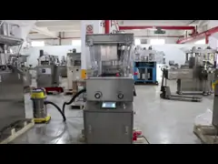 Zp-17d Pharmaceutical Meet GMP Standards Big 40mm Tablet Press Machine video