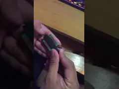 MGN12 нося стальное линейное скольжение рельса запирая тип video