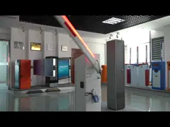 Тип ворота заграждения 3 загородок барьера стоянки с мотором постоянного магнита одновременным video