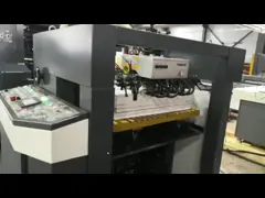 Multicolor смещенная печатная машина 2000sph для листа 540X740mm video