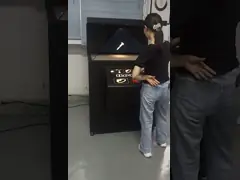 голографическая технология 2022 новых 3d для пола 43 дюймов стоя 270 дисплей степени 3D взаимодействующий голографический video