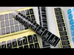 Custom Printing Adhesive Labels UV Glossy Gold Foil Waterproof Stickers Label