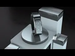 Браслет здоровья шлемофона 0,96 дюймов 90mAh Bluetooth умный video