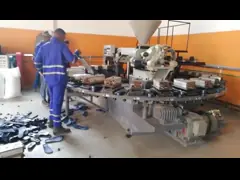 Пластиковая тапочка для впрыска воздуха из ПВХ video