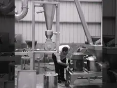 Сахар замороженности шлифовального станка порошка сахара SS316L делая машину video