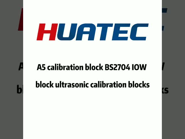 炭素鋼A5 BS2704の超音波口径測定のブロック
