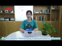 стекла ювелирных изделий таймера 40KHz 600ml цифров наблюдают ультразвукового уборщика video