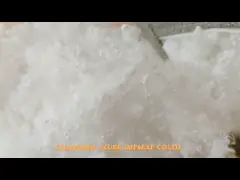 Белая гибкость полиэфирного волокна 3Д*64ММ ХКС неубедительная проспряганная Силиконизед хорошая video