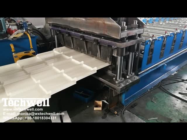 Trapezoidal Roof Glazed Tile Roll Forming Machine to Philippines