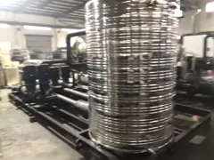 Вода компрессора блоков охладителя воды Hanbell винта одиночная охладила video