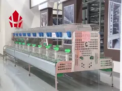 Commercial Rabbit Breeding Cages 24 Cells Battery Operated