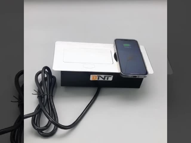 pop up socket with build in wireless phone charger