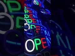 Знак водоустойчивой Адвокатуры магазина цвета света гибкого трубопровода СИД неоновой волшебной открытый video