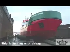 Воздушные подушки корабля сухого дока раздувные резиновые запускают цену по прейскуранту завода-изготовителя шлюпок для продажи video