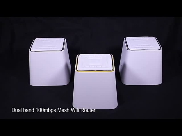 家のための10m 3dBiのアンテナ網のWifiのデュアル バンド ルーター1200mbps