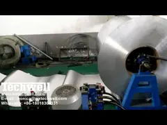 0.18-1.0mm x 1250mm Aluminum, Steel Coil Slitting Cut To Length Line
