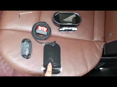 автомобиль дисплея датчика 3.5inch TFT Konnwei KW206 OBD возглавляет вверх по дисплею video