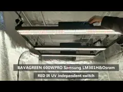 Адвокатура света спектра водителя 600W 5000k 385nm Sosen УЛЬТРАФИОЛЕТОВАЯ полная для крытого овоща video
